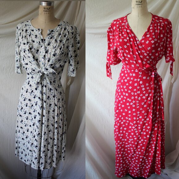 Seraphine Maternity Dress Bundle Size US 6 UK 10 Bessie Wrap Dress EUC - Picture 1 of 15